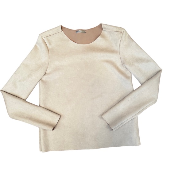 ᴡᴏᴍᴇɴ’s sᴜᴇᴅᴇ ᴛᴏᴘ | ᴢᴀʀᴀ | sɪᴢᴇ s | ᴡᴏʀɴ ᴏɴᴄᴇ - Picture 9 of 9